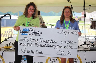 Check Presentation at Bike to the Beat