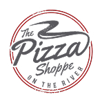The Pizza Shoppe on the River logo.