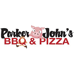 Parker John's BBQ & Pizza logo.