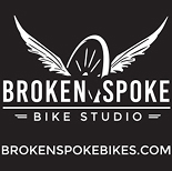 Broken Spoke Bike Studio logo.