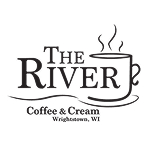 The River Coffee & Cream logo.