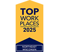 Fox Communities Credit Union – 2025 Top Workplaces Northeast Wisconsin